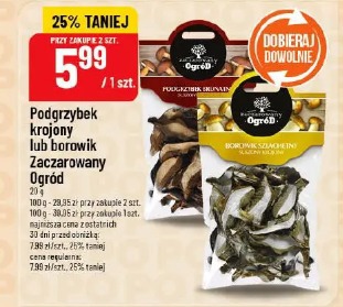 Podgrzybek krojony lub borowik Zaczarowany Ogród