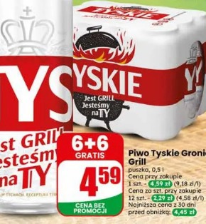 Piwo Tyskie Gronie Grill