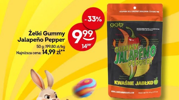 Żelki Gummy Jalapeño Pepper kwaśne jabłko