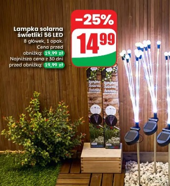 Lampka solarna świetliki 56 LED