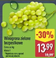 Winogrona zielone bezpestkowe