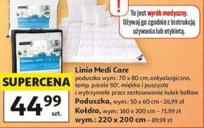 Poduszka, wym: 70 x 80 cm, antyalergiczna, temp. prania 90°C, miękka i puszysta