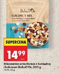 BakaD'Or coconut mix mieszanka orzechowa z żurawiną i kokosem
