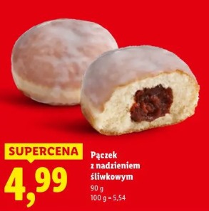 Pączek z nadzieniem śliwkowym