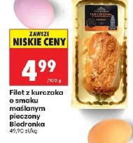 Filet z kurczaka o smaku maślanym pieczony Biedronka