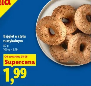 Bajgiel w stylu rustykalnym