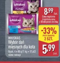 Whiskas Wybór dań mięsnych dla kota