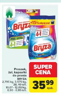 Proszek, żel, kapsułki do prania Bryza