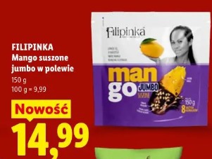 Filipinka Mango suszone jumbo w polewie