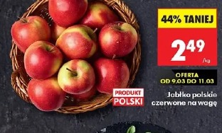 Jabłko polskie czerwone