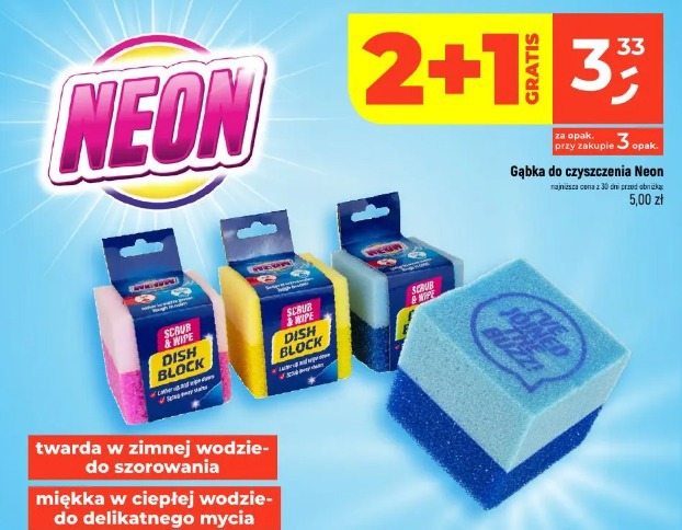 Gąbka do czyszczenia Neon
