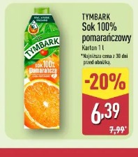 Tymbark Sok 100% pomarańczowy