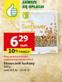 Słonecznik łuskany raw shelled