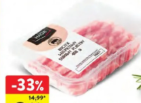 Boczek wieprzowy surowy plastry