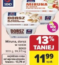 Miruna, dorsz w sosie Seko