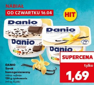 DANIO Serek homogenizowany
