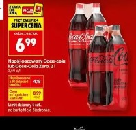 Napój gazowany Coca-cola lub Coca-cola Zero