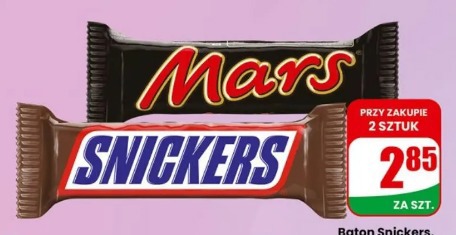 Baton Snickers, Twix, Mars, Bounty