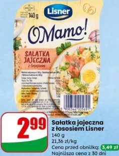 Sałatka jajeczna z łososiem Lisner