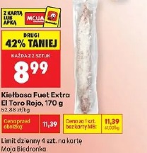 Kiełbasa Fuet Extra El Toro