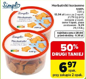 Herbatniki korzenne SIMPL