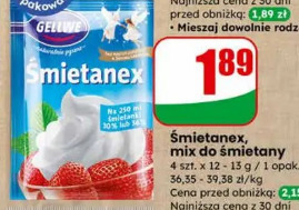 Śmietanex, mix do śmietany