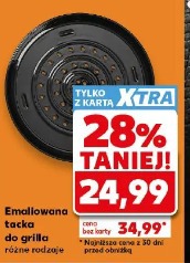 Emaliowana tacka do grilla