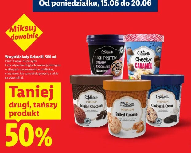 Wszystkie lody Gelatelli