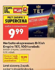 Herbata ekspresowa British Empire TET