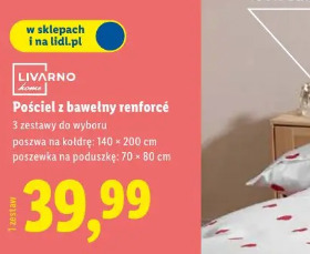 Pościel z bawełny renforce Livarno Home