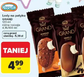 Lody na patyku Grand Koral