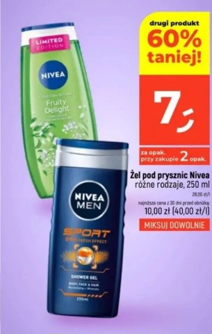 Żel pod prysznic Nivea