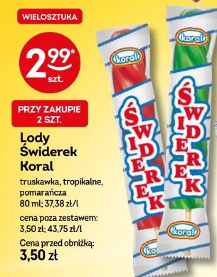 Lody Świderek Koral