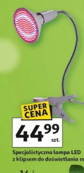 Specjalistyczna lampa LED z klipsem do doświetlania roślin