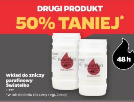 Wkład do zniczy parafinowy Światełko