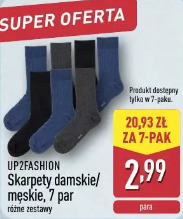 Skarpety damskie/męskie, 7 par