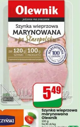Szynka wieprzowa marynowana Olewnik