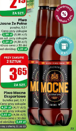 Mocne Eksportowe piwo