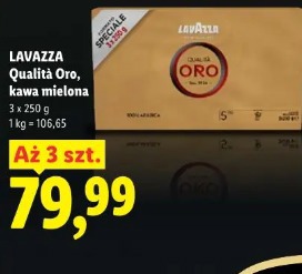 Lavazza Qualità Oro, kawa mielona