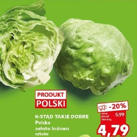 K-Stąd Takie Dobre Polska sałata lodowa