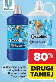 Wszystkie płyny do płukania tkanin marki Coccolino