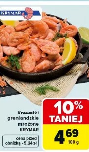 Krewetki grenlandzkie mrożone KRYMAR