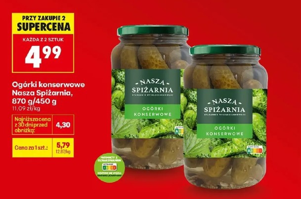 Ogórki konserwowe Nasza Spiżarnia