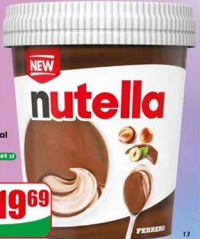 Lody w kubku Nutella Ferrero