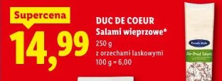DUC DE COEUR Salami wieprzowe