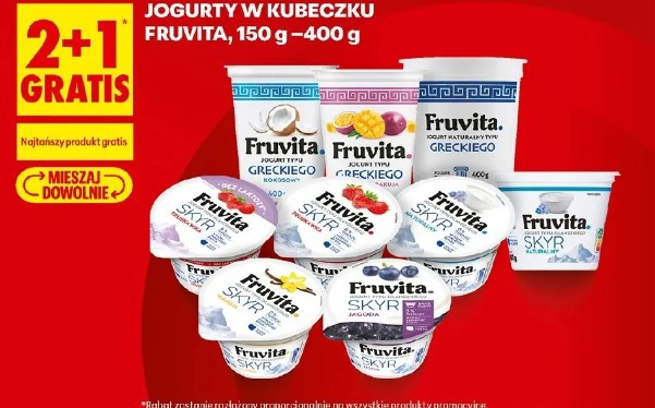 Jogurty w kubeczku Fruvita