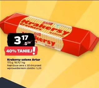 Krakersy solone Artur