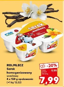 Rolmlecz Serek homogenizowany waniliowy