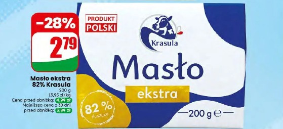 Masło ekstra 82% Krasula