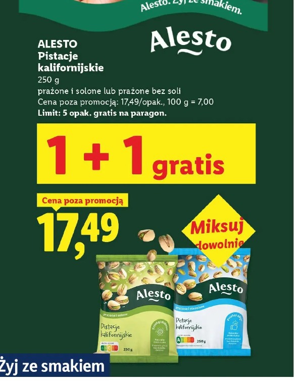 Alesto Pistacje kalifornijskie